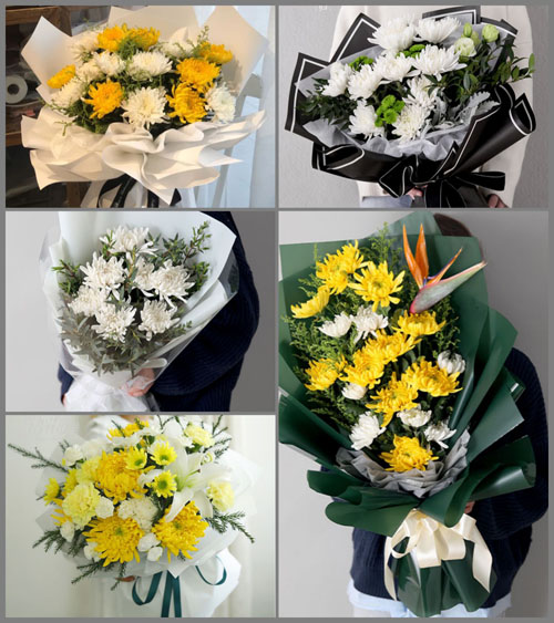 安徽阜阳市临泉县黄岭镇何洼村白事花束代送